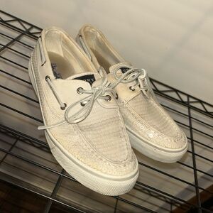 Sperry Sequin Boat Shoes